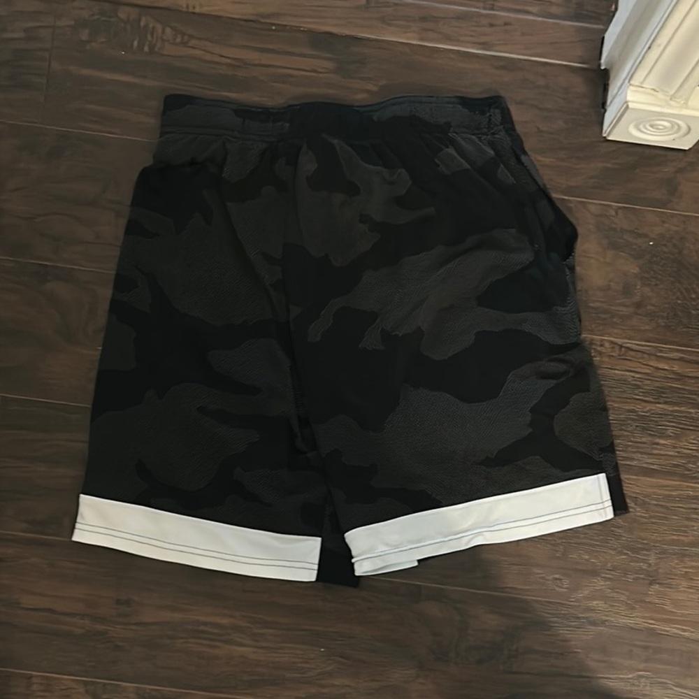 Under Armour Black and Gray Athletic Shorts - Picture 2 of 2